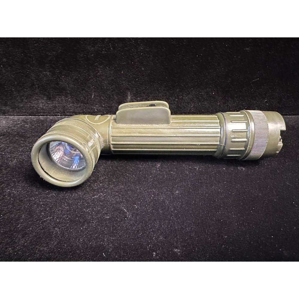 Tenglong No. 9412 Angle Head Flashlight Military Style Olive Drab Green L-Shape
